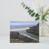 Devil's Churn, Cape Perpetua, OR Postkarte (Stehend Vorderseite)