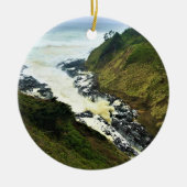Devil's Churn, Cape Perpetua, Oregon Coast Keramik Ornament (Vorne)