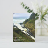 Devil's Churn, Cape Perpetua, Oregon Coast Postcar Postkarte (Stehend Vorderseite)