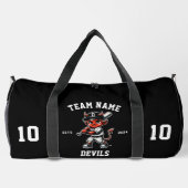 Devils "Customizable" Baseball Duffle Bag (Rückseite)