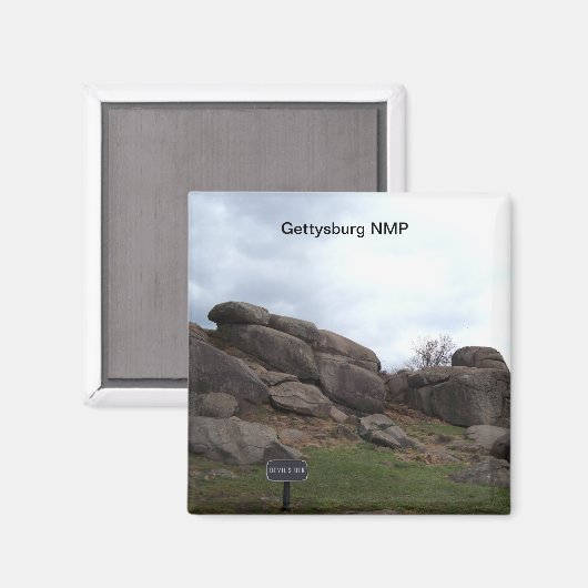 DEVIL'S DEN MAGNET (Vorderseite/Rückseite)