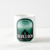 Devils Den Staat Park AR Camping Kaffeetasse (Mittel)