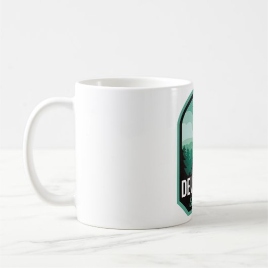 Devils Den Staat Park AR Camping Kaffeetasse (Links)