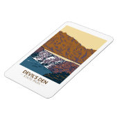 Devils Den Staat Park Arkansas Vintag Magnet (Linke Seite)