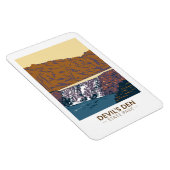 Devils Den Staat Park Arkansas Vintag Magnet (Rechte Seite)