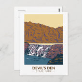 Devils Den Staat Park Arkansas Vintag Postkarte (Vorne/Hinten)