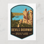 Devils Doorway Devil's Lake Staat Park Postkarte (Vorderseite)