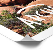 Devils Garden , Arches Nationalpark Poster (Ecke)