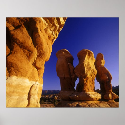 Devils Garden im Großen Treppenhaus Escalante Poster (Vorne)
