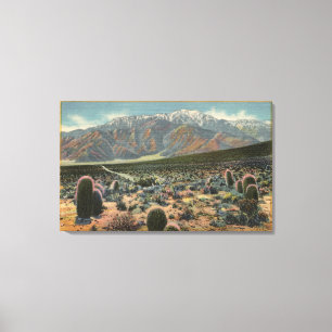 Devil's Garden View of Mt. San Jacinto # 1 Leinwanddruck