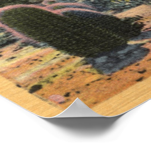 Devil's Garden View of Mt. San Jacinto # 1 Poster (Ecke)