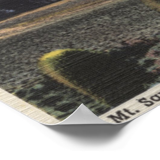 Devil's Garden View of Mt. San Jacinto # 2 Poster (Ecke)