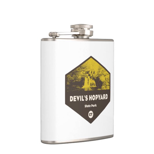 Devil's Hopyard Staat Park, Connecticut Flachmann (Rechts)