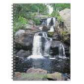 Devil's Hopyard Waterfall-Notebook Notizblock (Vorderseite)