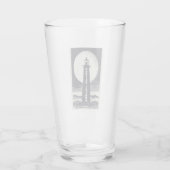 Devils Island Lighthouse Wisconsin Moon Glas (Rückseite)