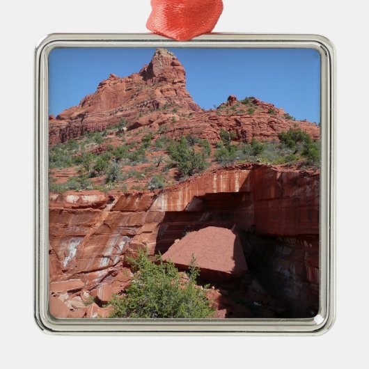 Devil's Kitchen in Sedona Arizona Ornament Aus Metall (Vorne)
