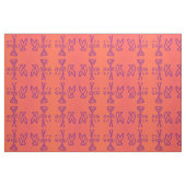 Devils Lake Pictograph in Orange Stoff (Fat Quarter (45,7 x 55,9 cm))