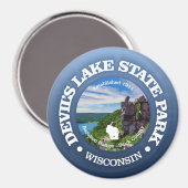 Devils Lake SP Magnet (Vorderseite/Rückseite)