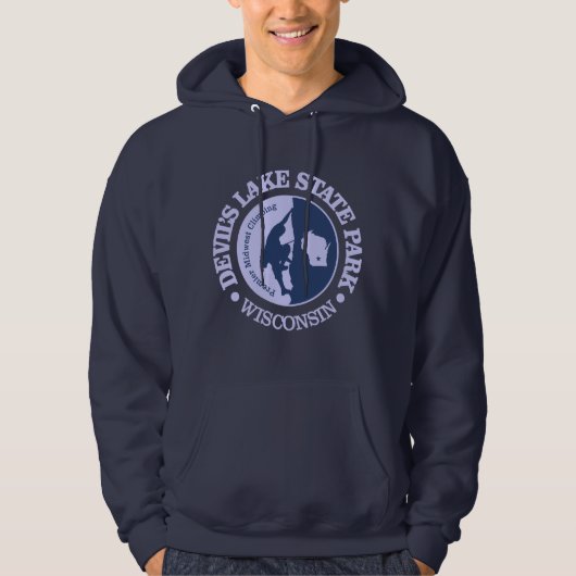 Devil's Lake Staat Park (Klettern) Hoodie (Vorderseite)