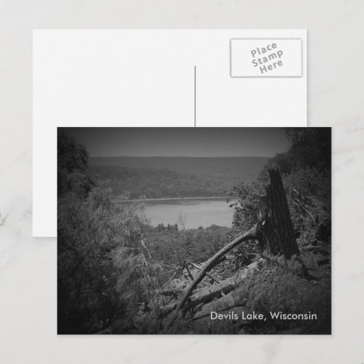 Devils Lake Staat Park Postkarte (Vorne/Hinten)