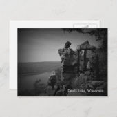 Devils Lake Staat Park Postkarte (Vorne/Hinten)