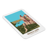 Devil's Lake Staat Park Wisconsin Devils Doorway Magnet (Rechte Seite)