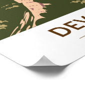 Devil's Lake Staat Park Wisconsin Devils Doorway Poster (Ecke)