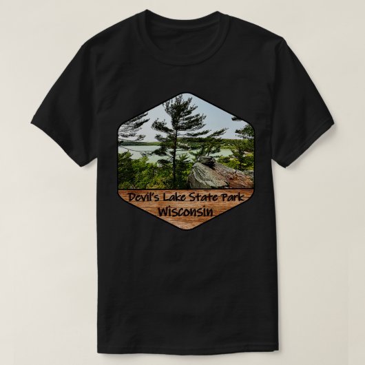 Devils Lake Staat Park - Wisconsin T-Shirt (Design vorne)