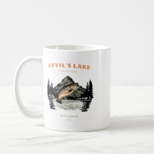 Devil's Lake State Park Wisconsin Retro Vintage Fi Kaffeetasse