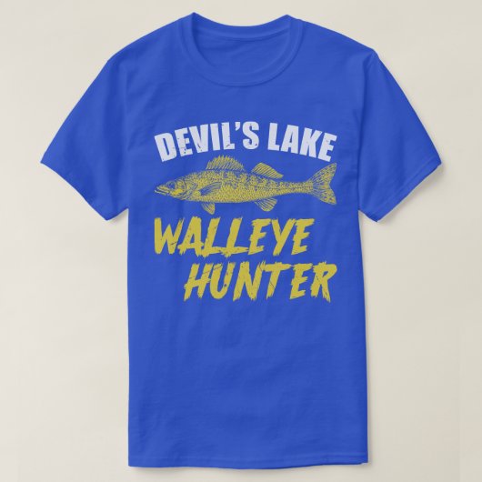 Devils Lake Walleye Hunter T-Shirt (Design vorne)