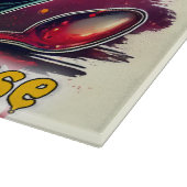 Devil's Mac & Cheese Schneidebrett (Ecke)