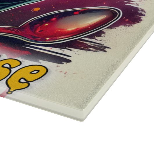 Devil's Mac & Cheese Schneidebrett (Ecke)