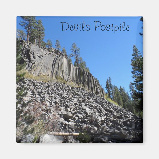 Devils Postpile National Monument Magnet (Vorne)