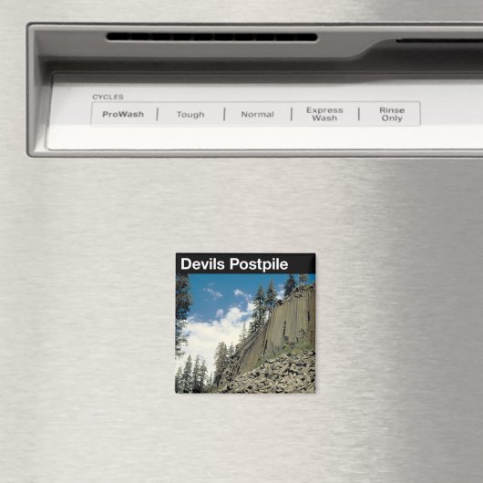 Devils Postpile National Monument Magnet (In Situ (Geschirrspüler))