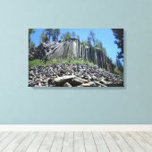Devils Postpile - Sierra Leinwanddruck (Insitu (Holzboden))
