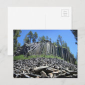 Devils Postpile - Sierra Postkarte (Vorne/Hinten)