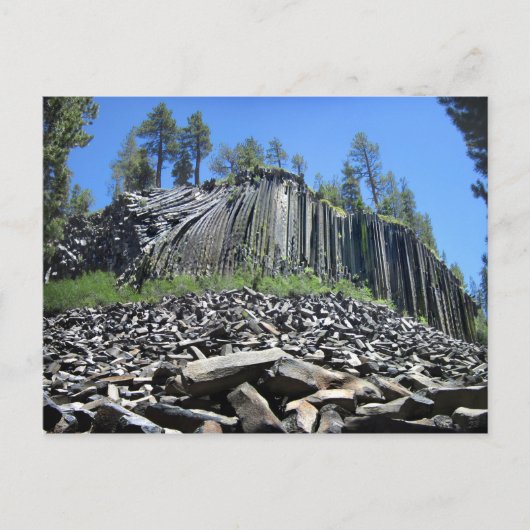 Devils Postpile - Sierra Postkarte (Vorderseite)