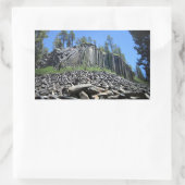 Devils Postpile - Sierra Rechteckiger Aufkleber (Tasche)