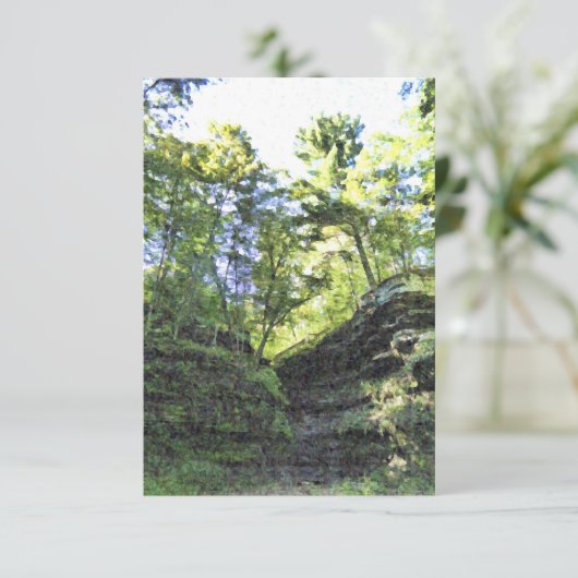 Devils Punchbowl Preserve Dankeskarte (Stehend Vorderseite)