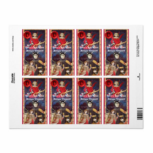 DEVIL'S RED WINE WAX SIEGEL MONOGRAM /ANTIQUE TARO (Vorne)