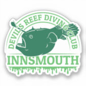Devil's Reef Diving Club Aufkleber (Vorderseite)