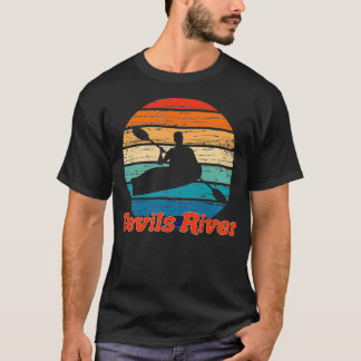 Devils River Canoeing Kayaking Teas Kayaker TX Yak T-Shirt