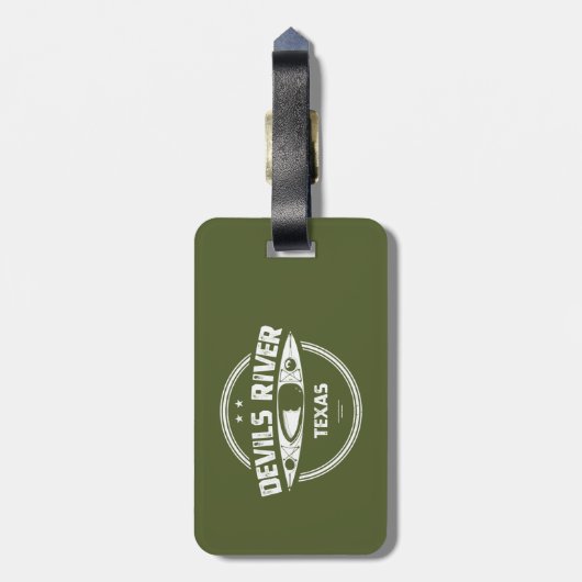 Devils River Texas Kayaking Gepäckanhänger (Rückseite vertikal)
