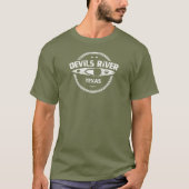 Devils River Texas Kayaking T-Shirt (Vorderseite)