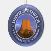 Devils Tower 3 Keramik Ornament (Links)