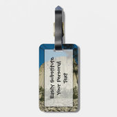 Devils Tower Easy ID Personal Gepäckanhänger (Rückseite vertikal)