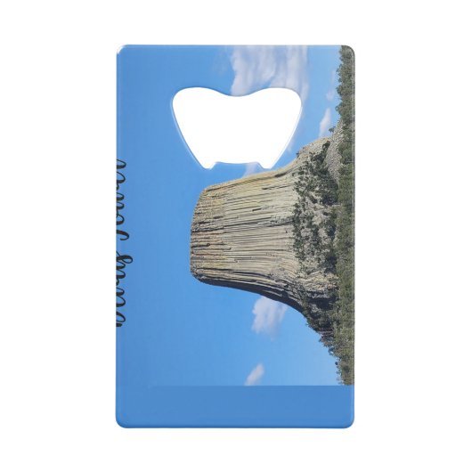 Devils Tower Geldbeutel Flaschenöffner (Rückseite)