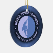 Devils Tower Keramik Ornament (Rechts)
