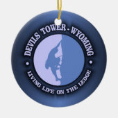 Devils Tower Keramik Ornament (Vorne)