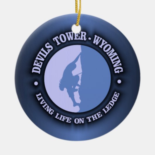 Devils Tower Keramik Ornament (Vorne)
